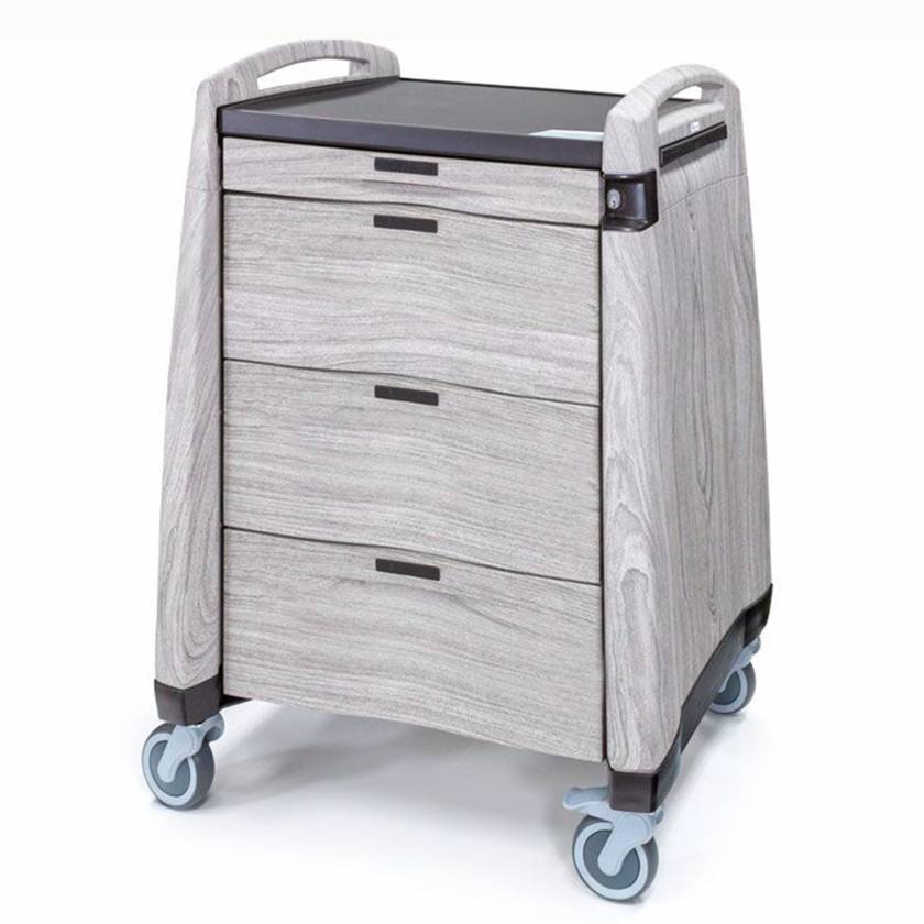 Capsa Avalo PCS Woodblend Punch Card Medication Cart