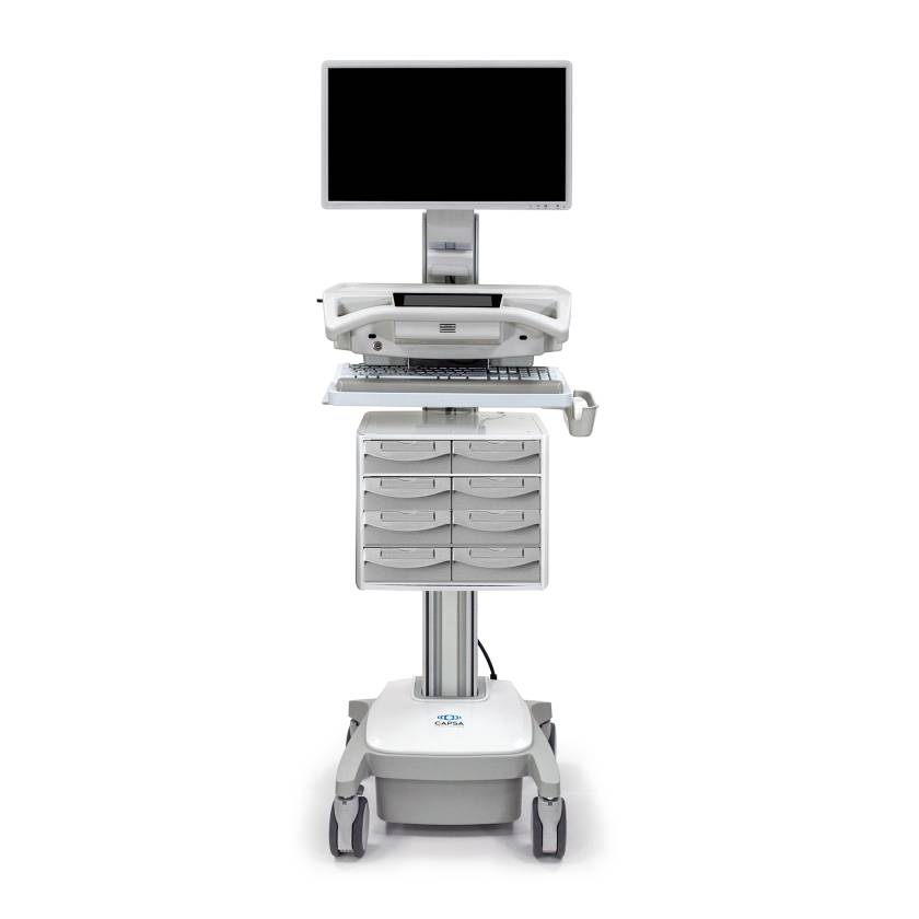 Capsa Trio™ Mobile Computing Workstation with RX Locking Module (Monitor, Keyboard, and Mouse are Not Included)