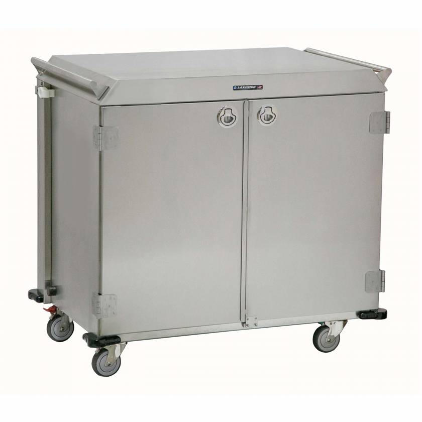 Lakeside CC242 Deluxe Case Cart with Double Door - 42" High