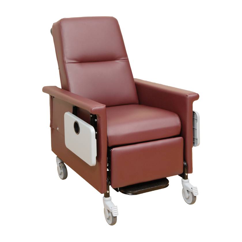 Champion Healthcare Solutions CHS-566 and CHS-56P Classic 56 Series Bariatric Transport Recliner with Fixed Arms (Second Side Table and Cupholder are Sold Separately)