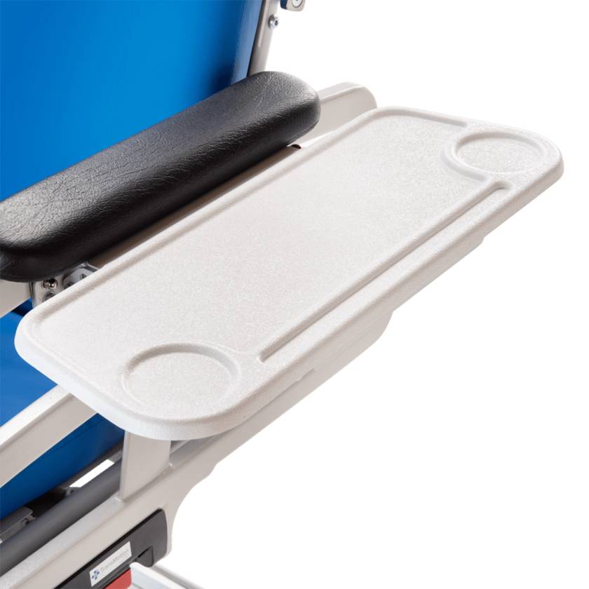 Champion Healthcare CHS-TMA104-15 Universal Folding Side Table for T4 and T5 Procedure Stretcher Chair (The Procedure Stretcher Chair is Sold Separately.)