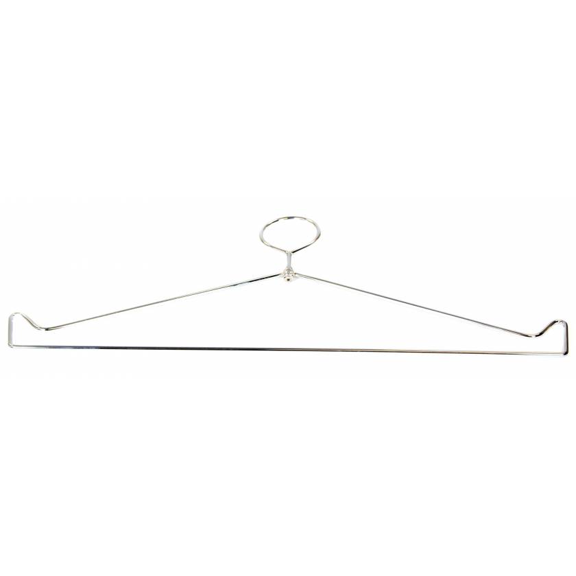 Closed Top Chrome Wire Apron Hanger