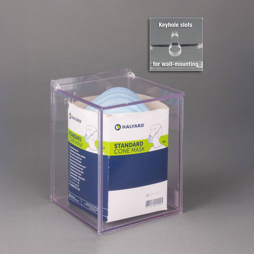 Poltex CONMSK-W Bulk Cone Mask Dispenser - Wall Mount (Cone masks and box are not included.)