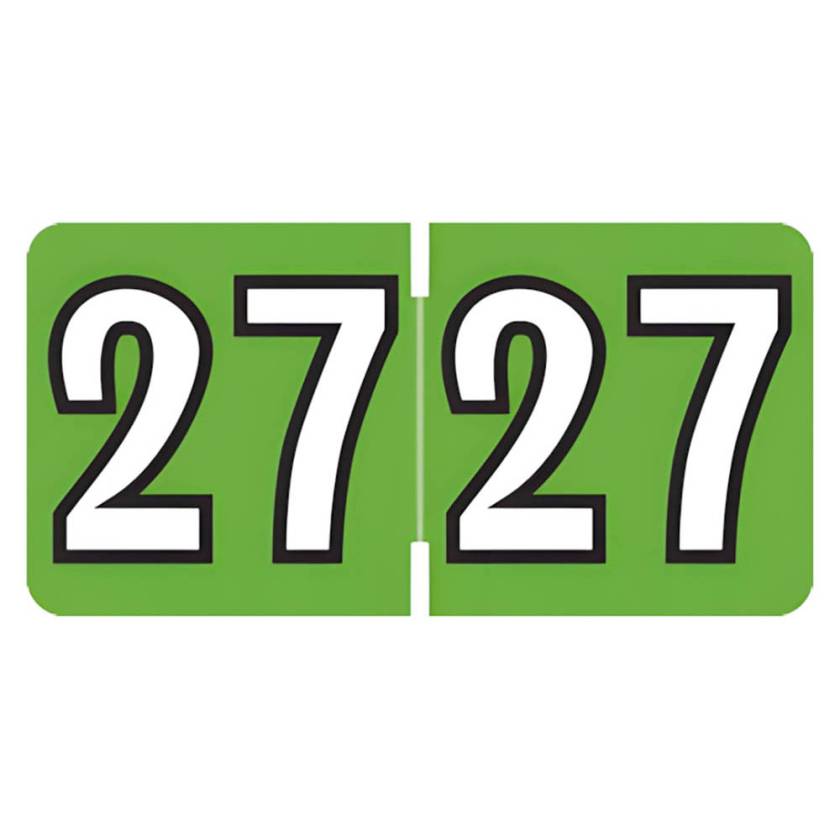 Arden Label CYPK-27 Colwell Compatible CYPK Series 2027 Year Labels - Size 1/2" H x 1" W