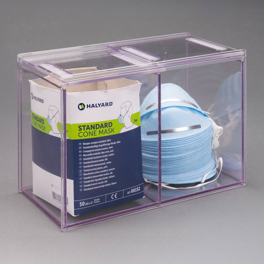 Poltex DBLCONMSK Double Bulk Cone Mask Dispenser (Cone Masks and Mask Box are Not Included)