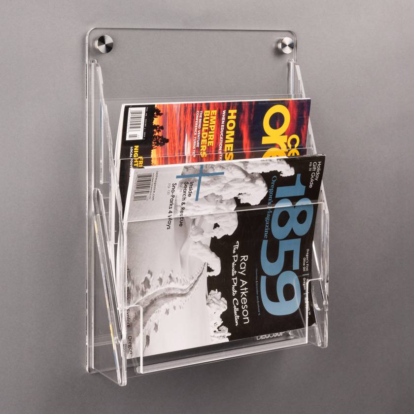 Poltex DECO3UP-W Deco 3up Document Holder (Magazines are Not Included)
