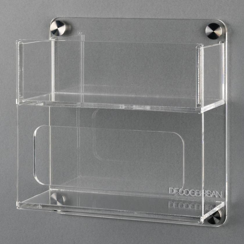 Poltex DECOGBHSAN-W Deco Glove Box Holder with Bin