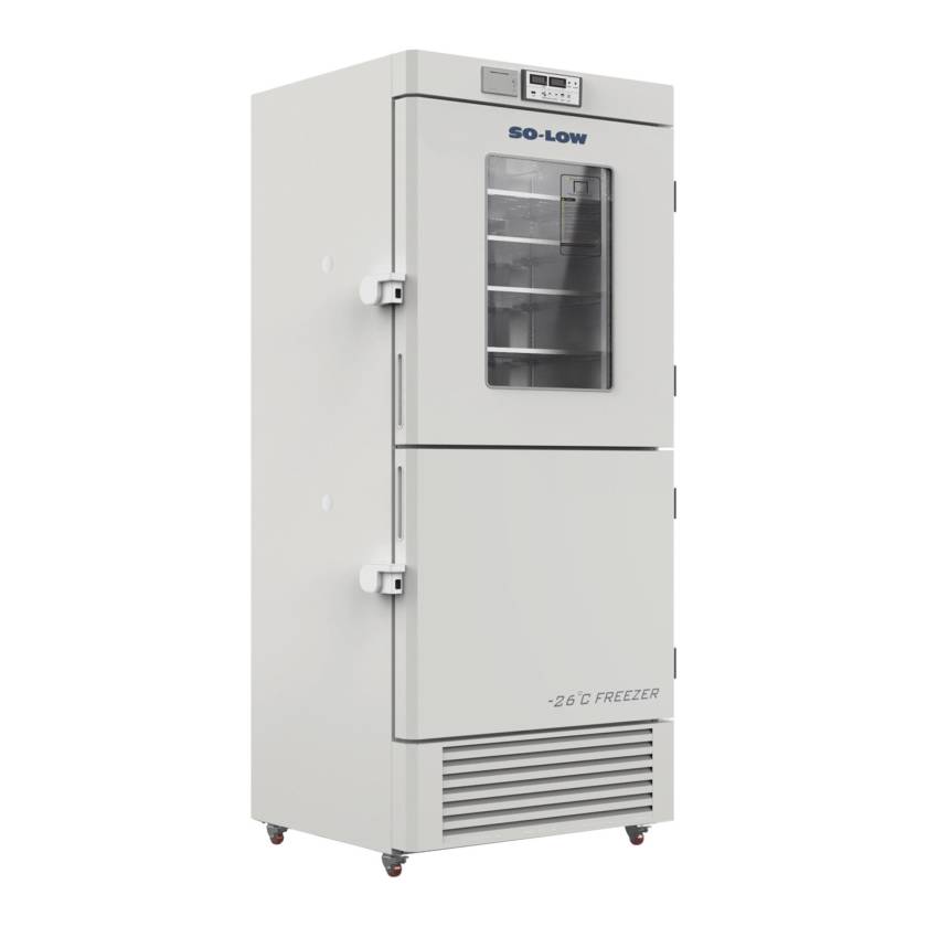 So-Low DHK-20RFC Refrigerator/Freezer Combination with Digital Data Logger, Painted Steel Exterior - 18.33 Cubic Feet Total Capacity