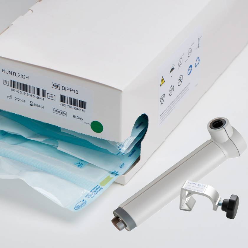 Huntleigh Healthcare DISP10 Sterilized Single-Use Intraoperative 8 MHz Probe with PA8-HG Adaptor and IV Pole Clamp