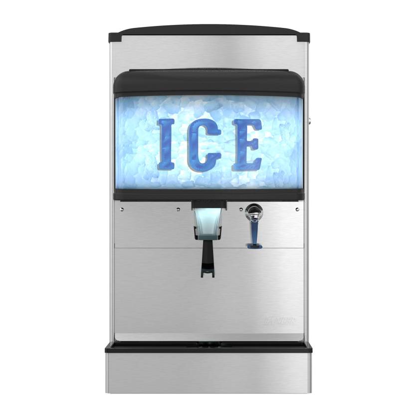 Hoshizaki Countertop Cubelet Ice and Water Dispenser - 200 lb Capacity