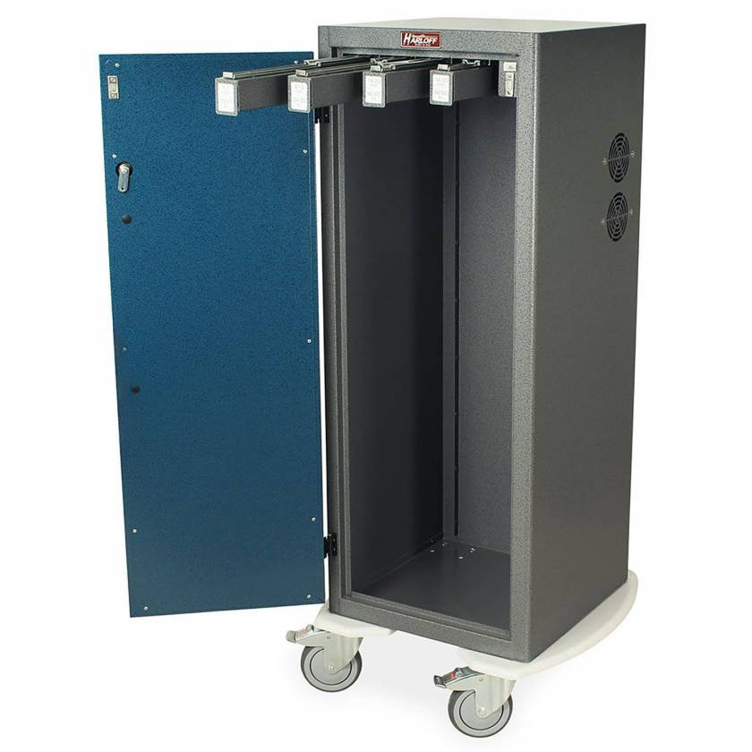 Harloff DSC24TKDP Tall Savary Dilator Drying Cart with HEPA Filter Key