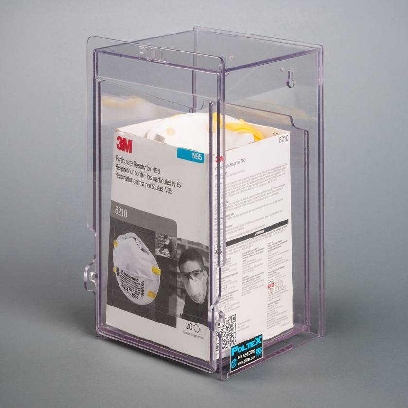 Poltex DUSTMSK Dust Proof N95 Mask Dispenser (Mask Box and Masks are Not Included)