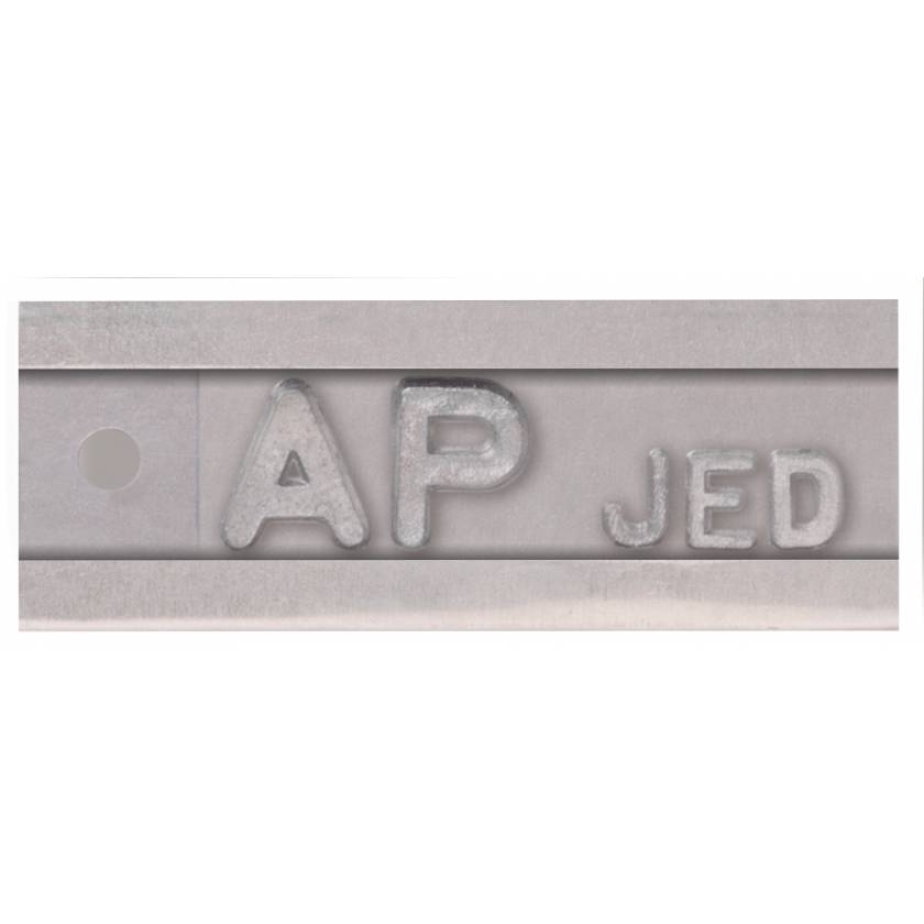 Enclosed Marker - Letter Height 1/4" - 1 to 5 Characters