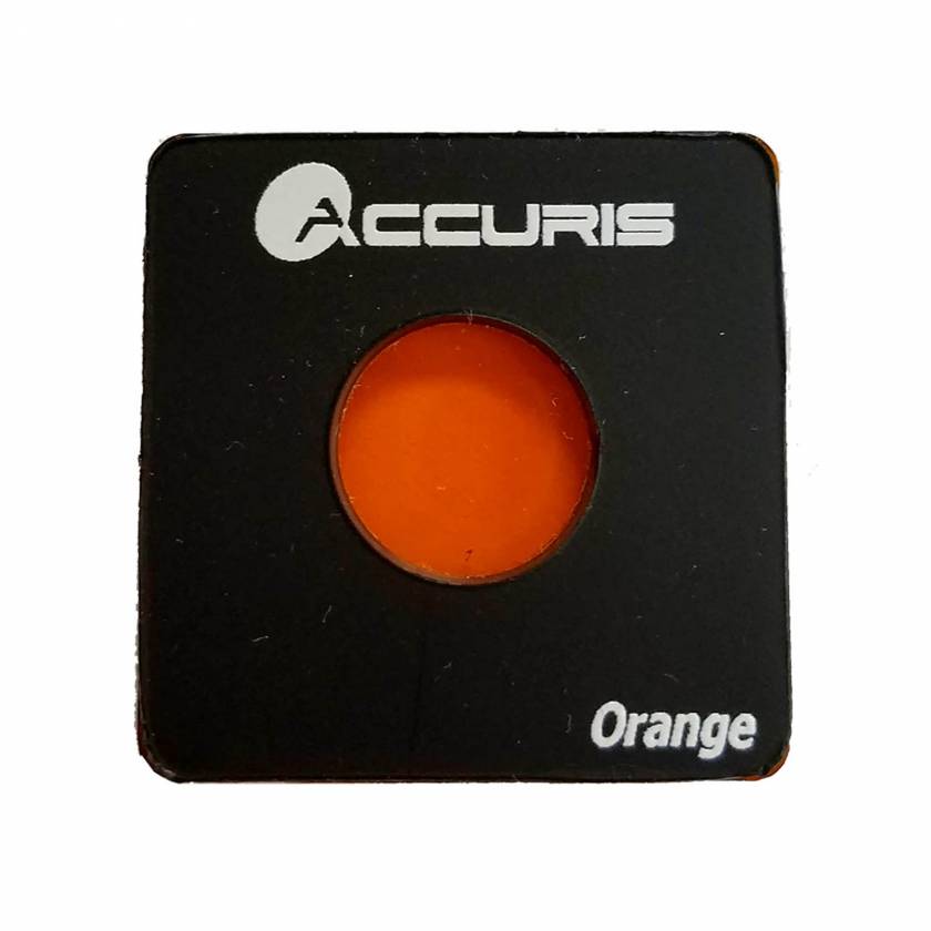 SmartDoc Orange photo filter for imaging Green Stains on Blue Light Illuminators