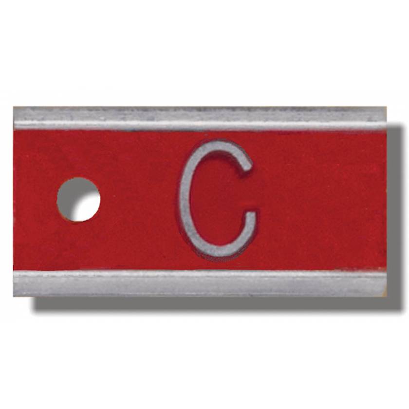 Aluminum Marker - 1/2" - 1 Letter