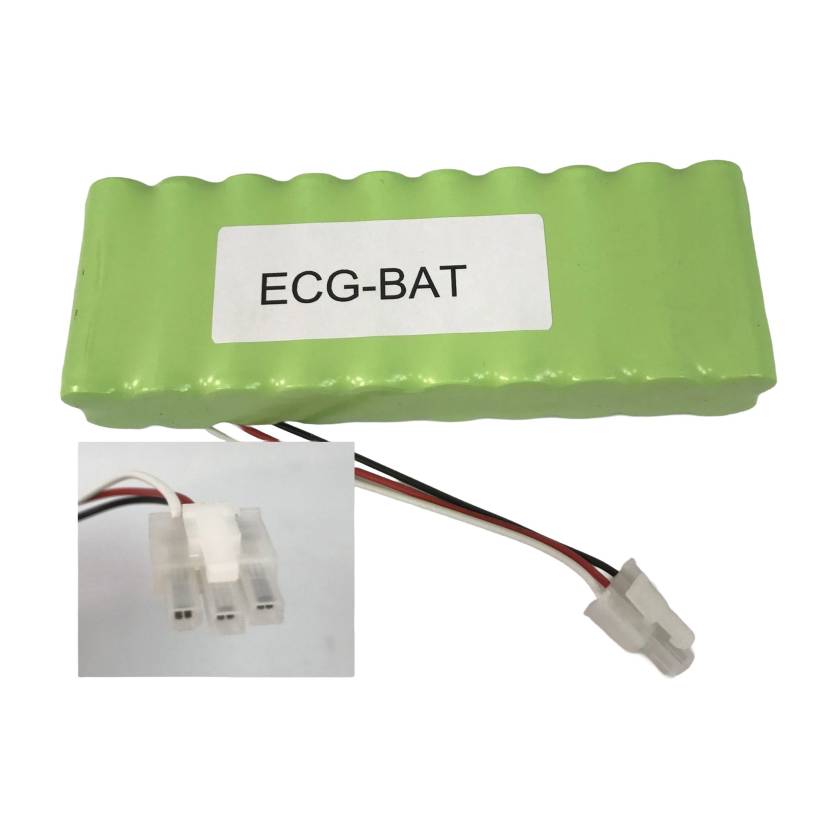 Bionet ECG-BAT Replacement Rechargeable Battery for CardioCare 2000 and CardioTouch 3000, Front View