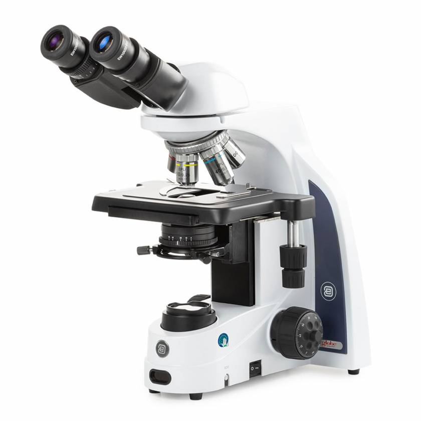 Globe Scientific EIS-1152-EPLI iScope Binocular Compound Microscope, EWF 10x/22mm Eyepieces, Quintuple Nosepiece with E-Plan EPLi