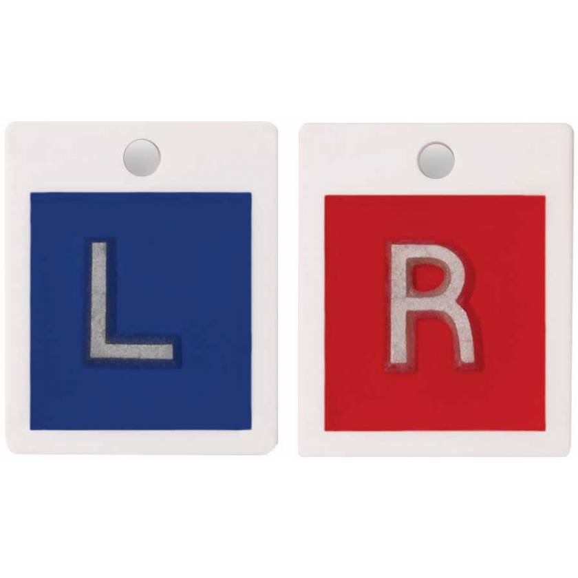 Plastic Markers - 5/8" "L" & "R" Without Initials