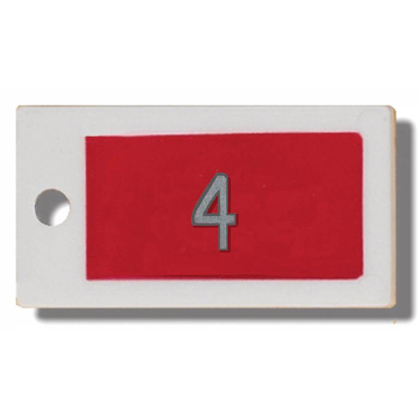 Plastic Marker - 3/8" - 1 Digit