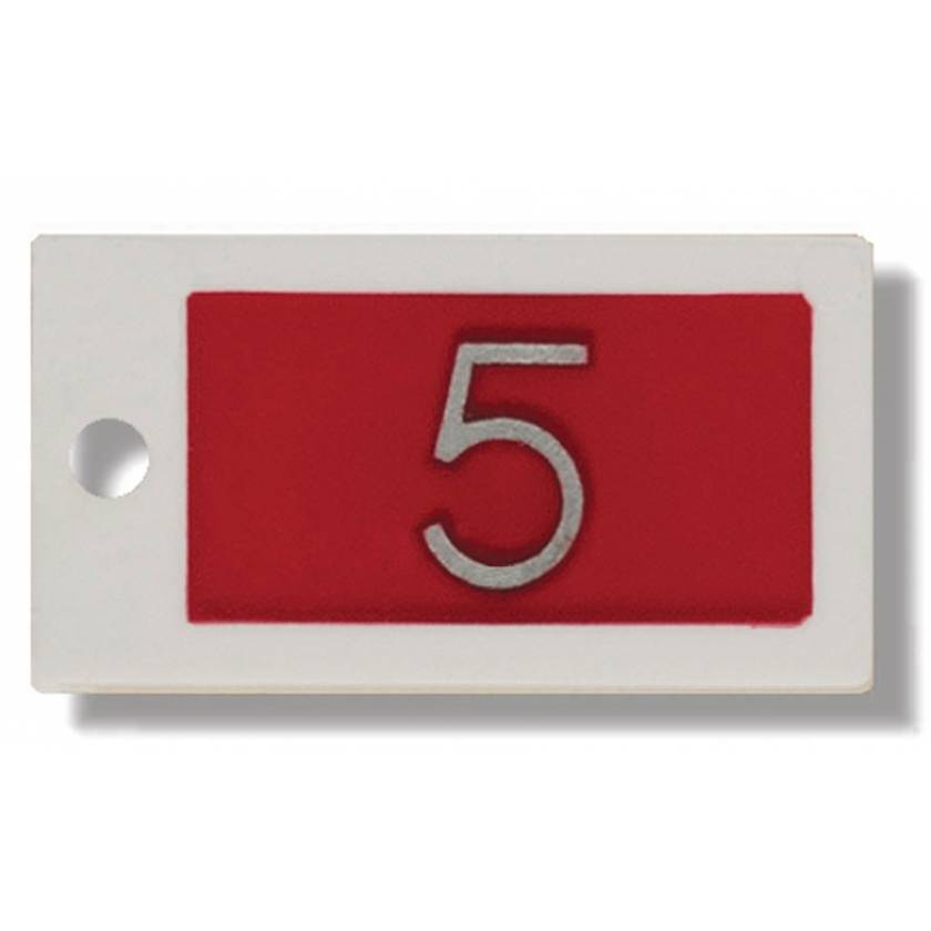 Plastic Marker - 1/2" - 1 Digit