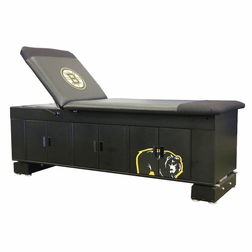 Pivotal Health Solutions ET-102 ET Hi-Lo Electric Treatment Table with Dual-Sided Cabinet, Double-Door - with Lift Back Cushion (The Lift Back Cushion and Logos are Sold Separately)