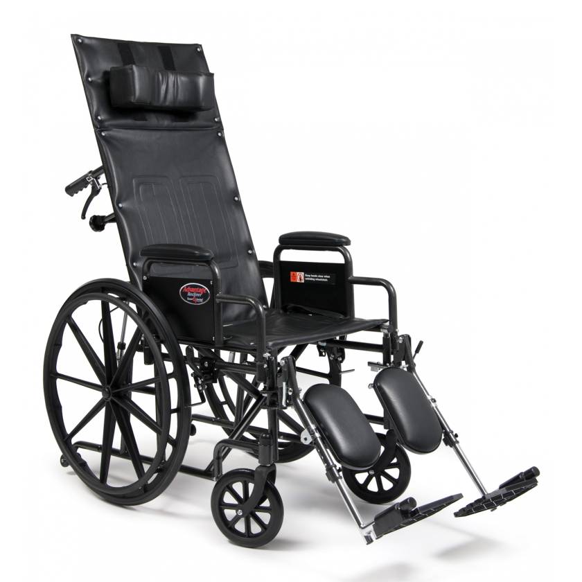 Everest & Jennings® Advantage® Recliner Wheelchair with Elevating Legrests (Low-Pivot Legrests and Composite Footplate are Not Included)