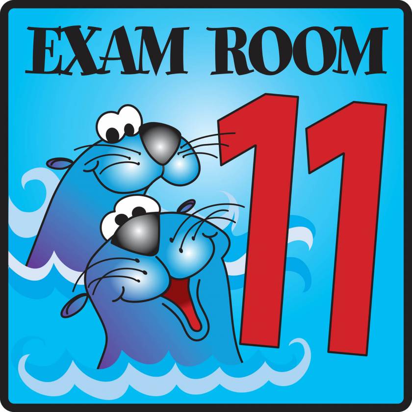 Exam Room 11 Sign