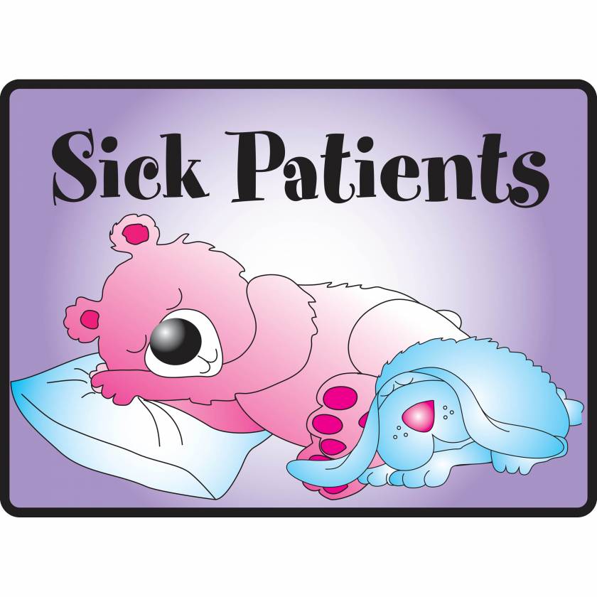 Clinton EX29 Sick Patients Sign