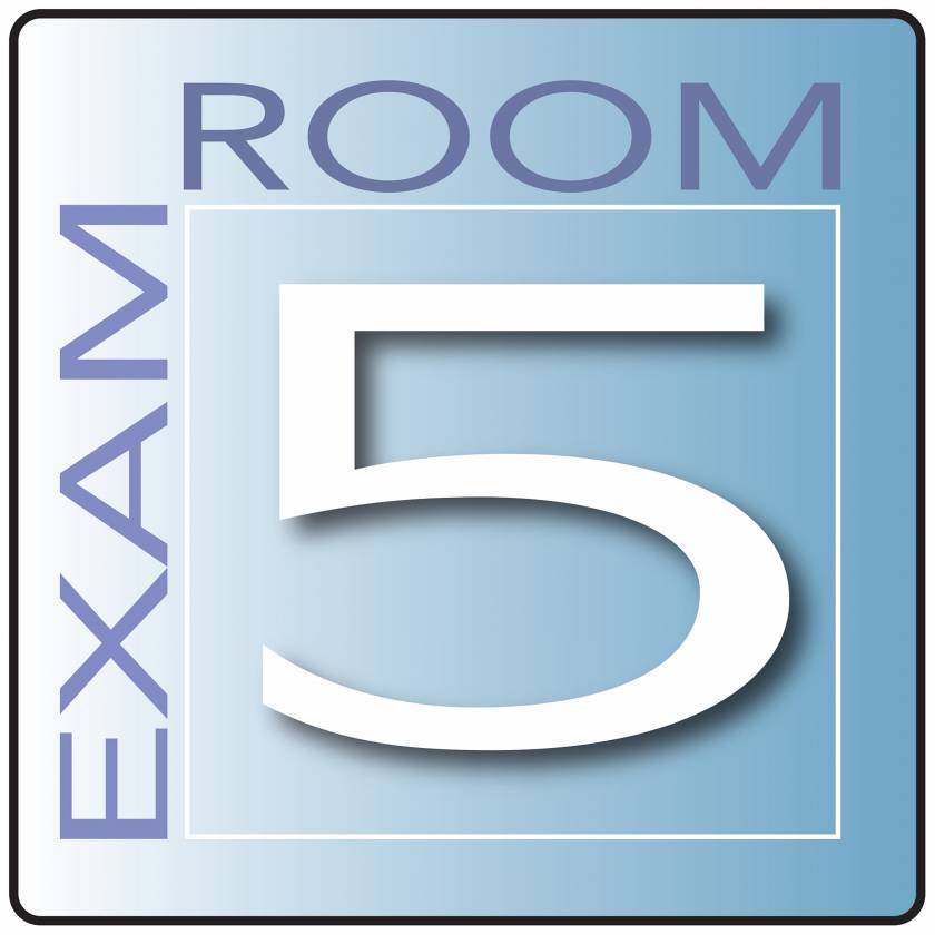 Clinton EX5-B Skytone Exam Room Sign 5