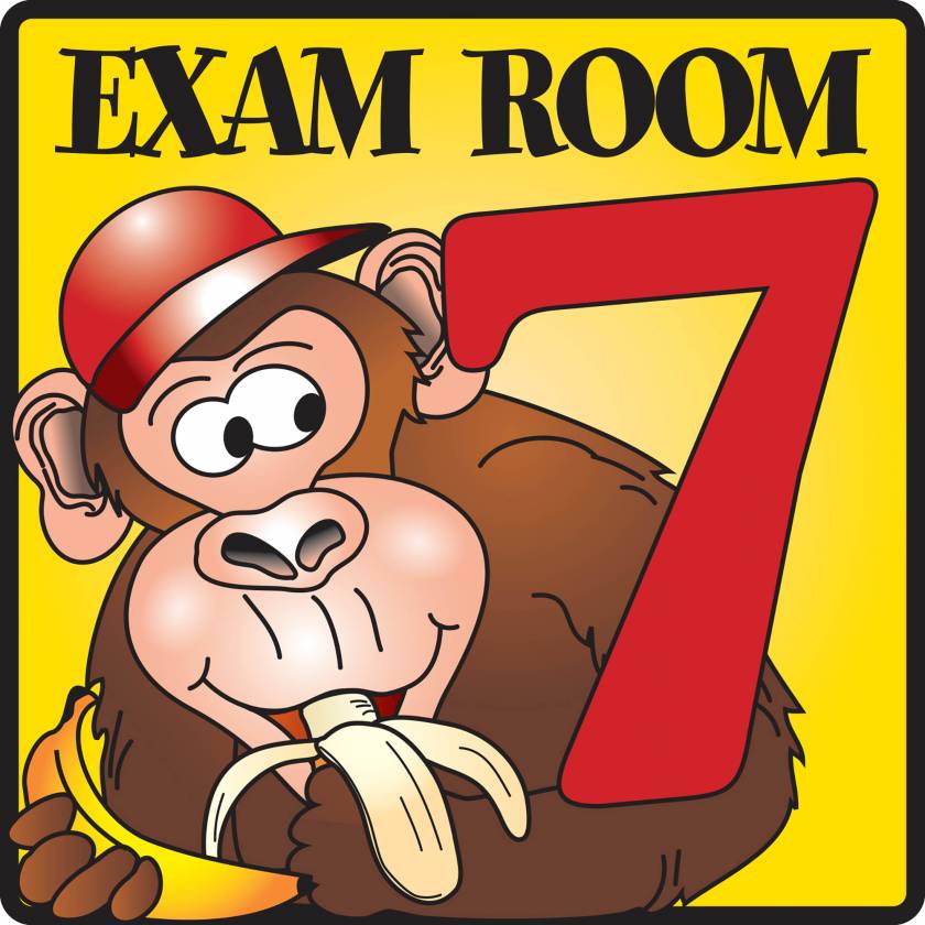Exam Room 7 Sign