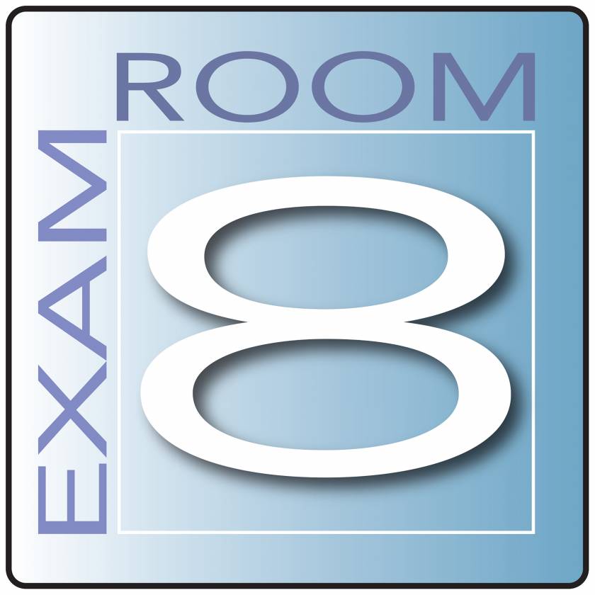 Clinton EX8-B Skytone Exam Room Sign 8