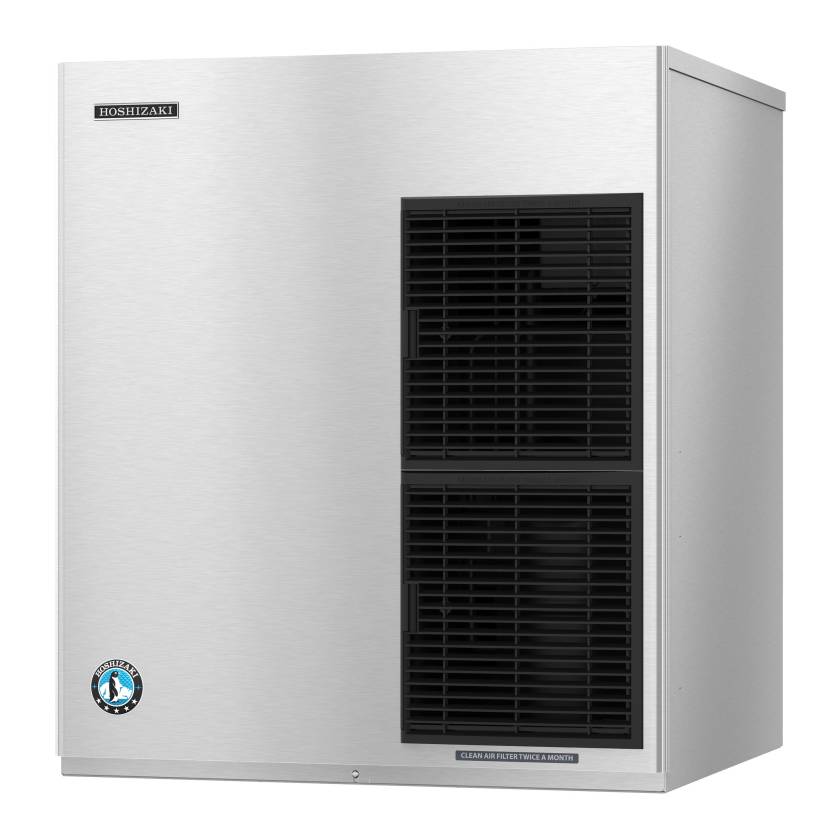 Hoshizaki F-1501MAJ-C Slim-Line Series Air-Cooled Modular Medium Cubelet Ice Machine, Up to 1,327 lb/24-Hour Ice Production - Right Angle View