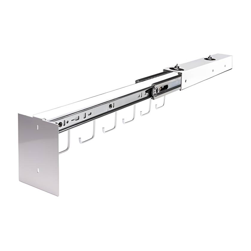 Universal Medical Inc. FI100632 Hanging Catheter Slide Rack with Six Hooks - 16" Deep