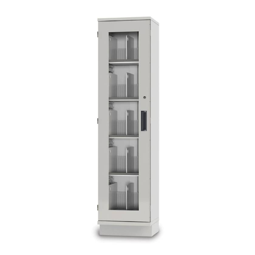 Capsa FLX Classic Edition Stainless Steel Storage Cabinet with Single Glass Door