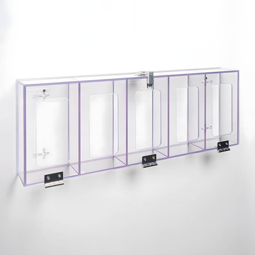 Poltex GBCAB5-W Front-Load Glove Box Cabinet - 5 Box Capacity