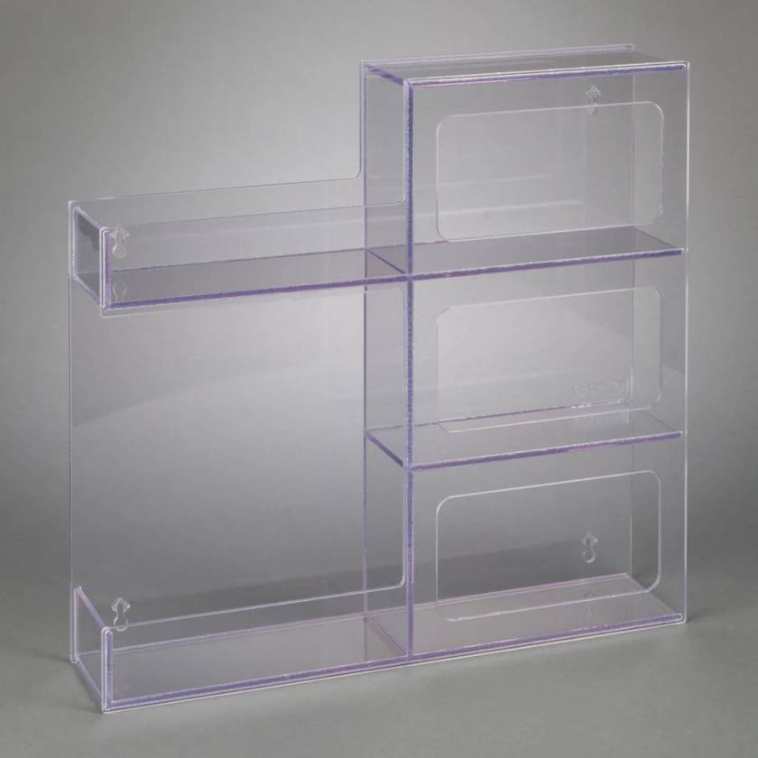 Poltex GBSHF32 Triple Glove Box Holder with Dual Shelves