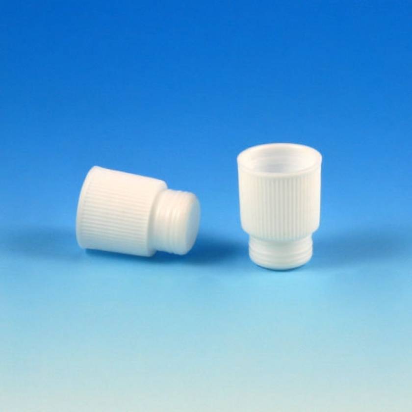 16mm Plug Cap - High Grip - Polyethylene (PE) - White