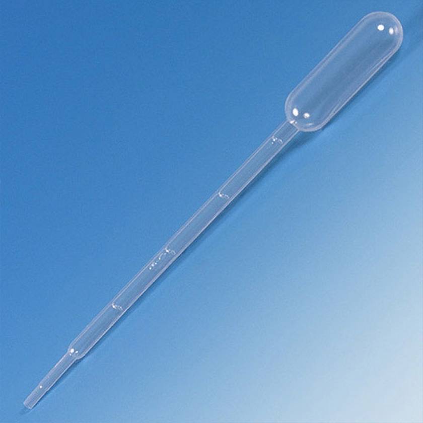 Transfer Pipets - Graduated to 1mL - Capacity 5.0mL - Total Length 150mm