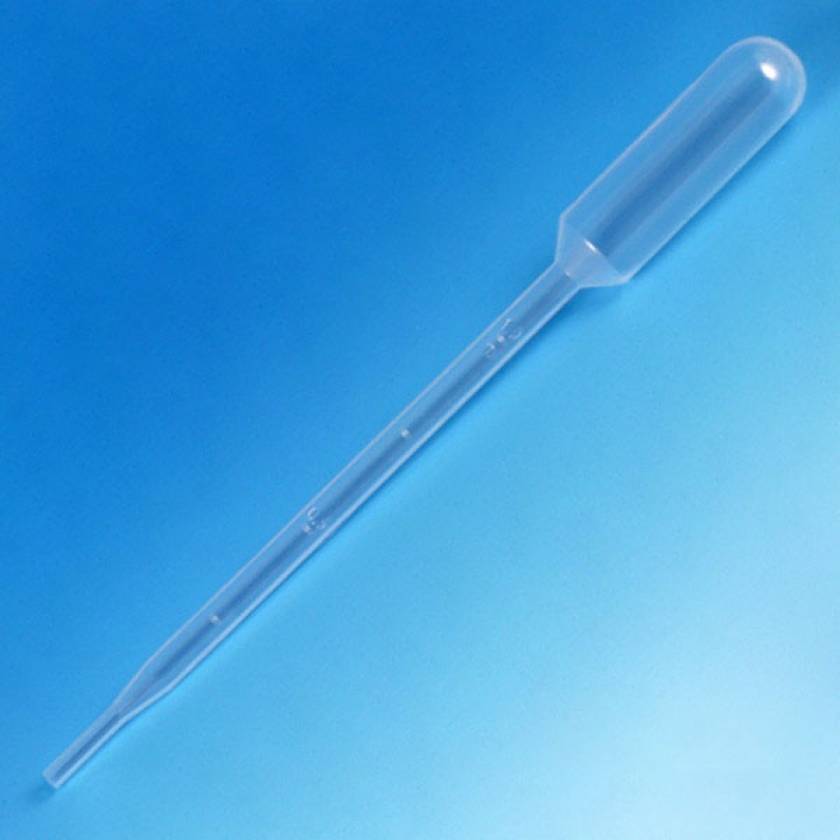 Transfer Pipets - Graduated to 1mL - Capacity 5.0mL - Total Length 145mm - Non-Sterile