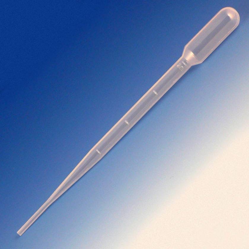 Globe Scientific 135138 LDPE Graduated Transfer Pipet Large Bulb
