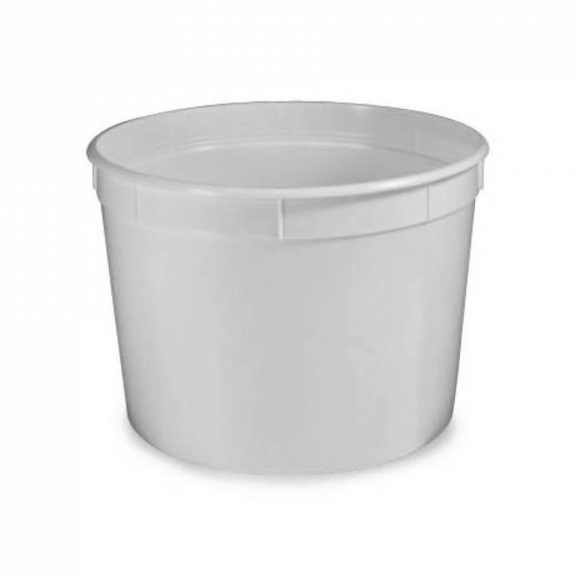 Heavy Duty Multi-Purpose Containers with Snap-On Lid - White