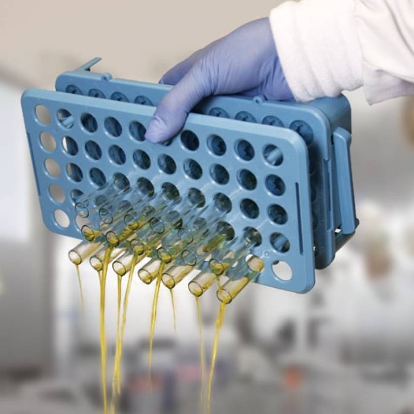 50-Place POM Tube Ejector Grip Rack for up to 15mm Tubes Autoclavable ...