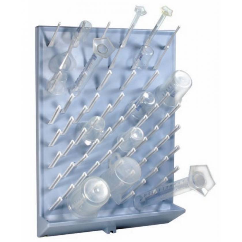 72-Place Drying Rack - High Impact Polystyrene - Removable Pegs