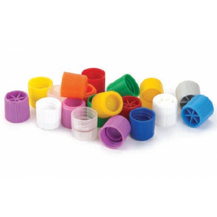 Screw Caps for Sample Tubes with External Threads - Polypropylene