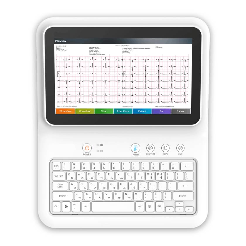 MDPro Guardian ECG Q70 12-Channel ECG with 10" Touchscreen, WiFi, and Spirometry