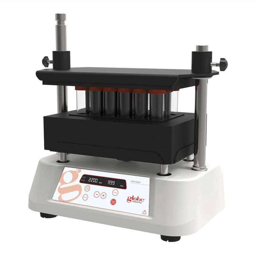 Globe Scientific GS-GVM-MULTI Multi-Tube Vortex Mixer (Tubes and Foam Tube Holder are Sold Separately)