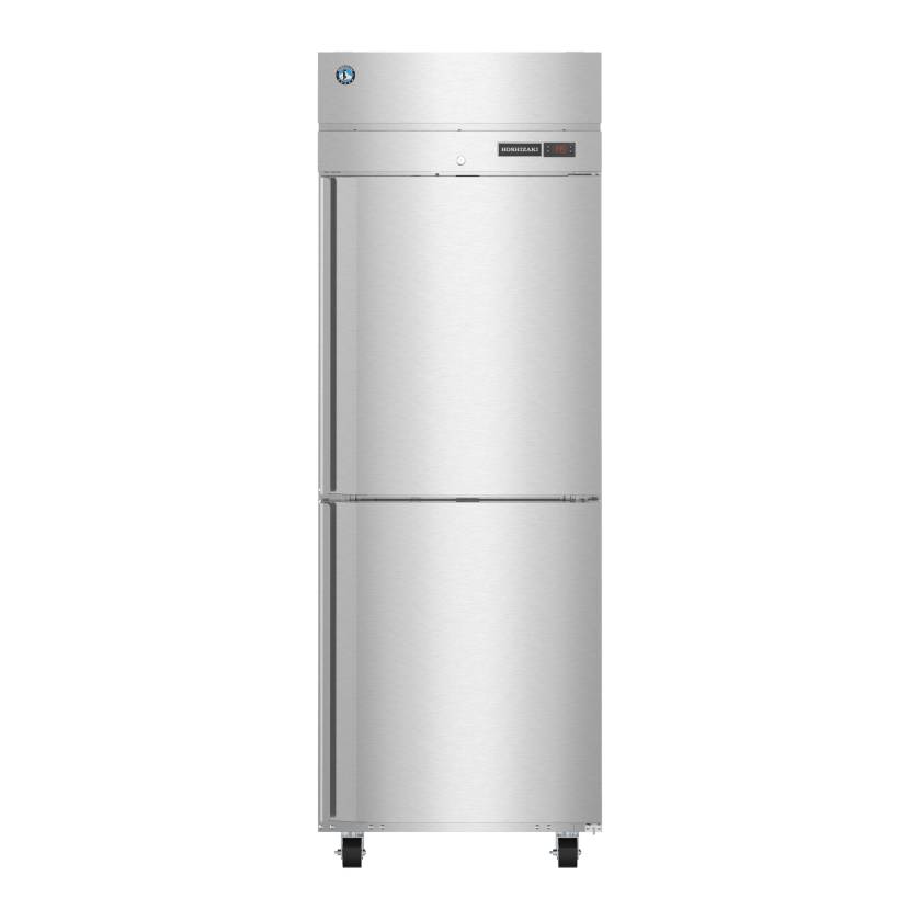 Hoshizaki HC1A-HS-HS Steelheart® Series Single-Section Pass-Thru Heated Cabinet with 3 Wire Shelves, Stainless Steel Half Doors - 23.68 Cubic Feet