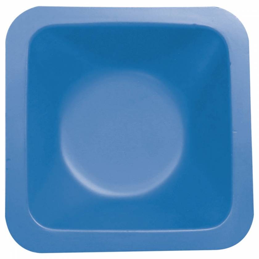 Disposable Blue Polystyrene Lab Standard Weighing Boat - Medium