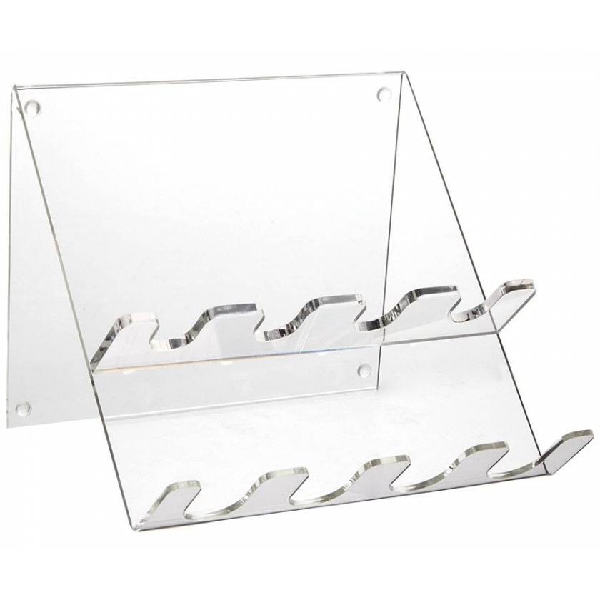 4-Place Clear Acrylic Pipettor Stand 