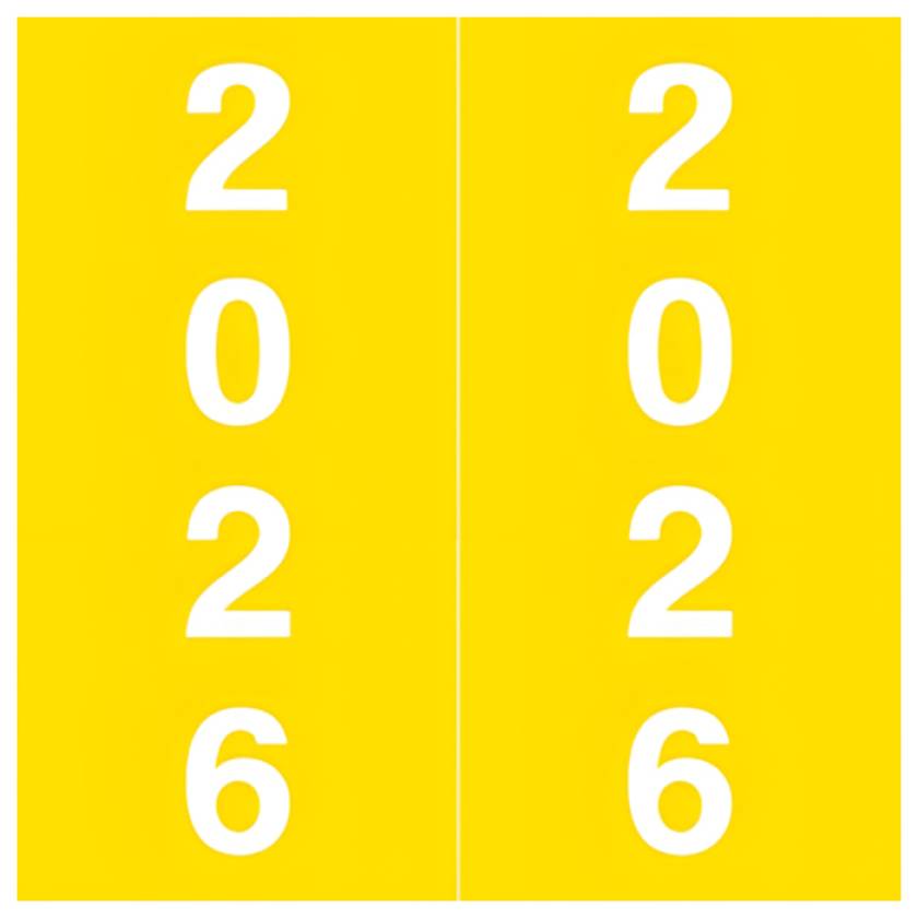 Arden Label IFYM-26-L5 IFC CL7100 Compatible IFYM Series 2026 Year Labels - Size 1 7/8" H x 1 7/8" W